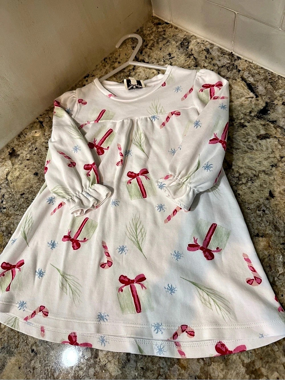Oaks Apparel Candy Cane Lane Lap Christmas Dress